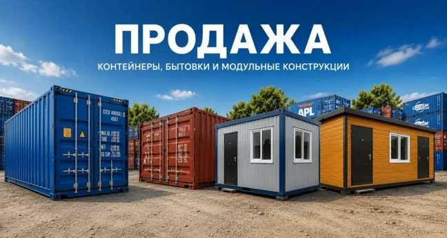 Продажа бытовок и контейнеров